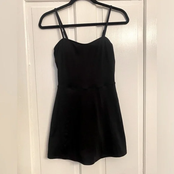 puffy short black dress Alosoft Encore Tennis Dress in Black, Size: 2XS